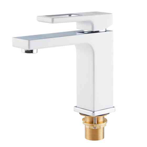 Змішувач для умивальника KOER KB-10009-04 (Колір хром+білий) (KR5975)   ( 23505 ) Харків