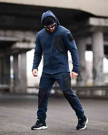 Флісовий спортивний тактичний костюм TARANTUL синій ДСНС ТР6550 Одеса