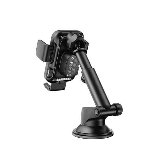 Тримач телефону автомобільний XO з бездротовою зарядкою WX036 Automatic Arm Clamp Type Wireless чорний Львів