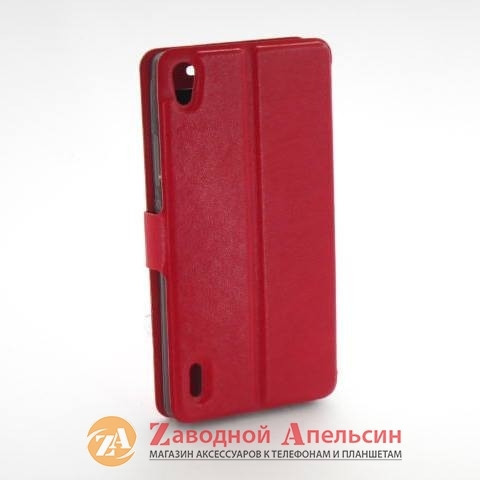 Чехол книжка Huawei P7 Smart Case red Одесса - изображение 5