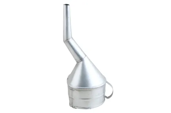 Лейка метал. бензин 2102 круглая (носик толстый кривой) оцинкованная Винница