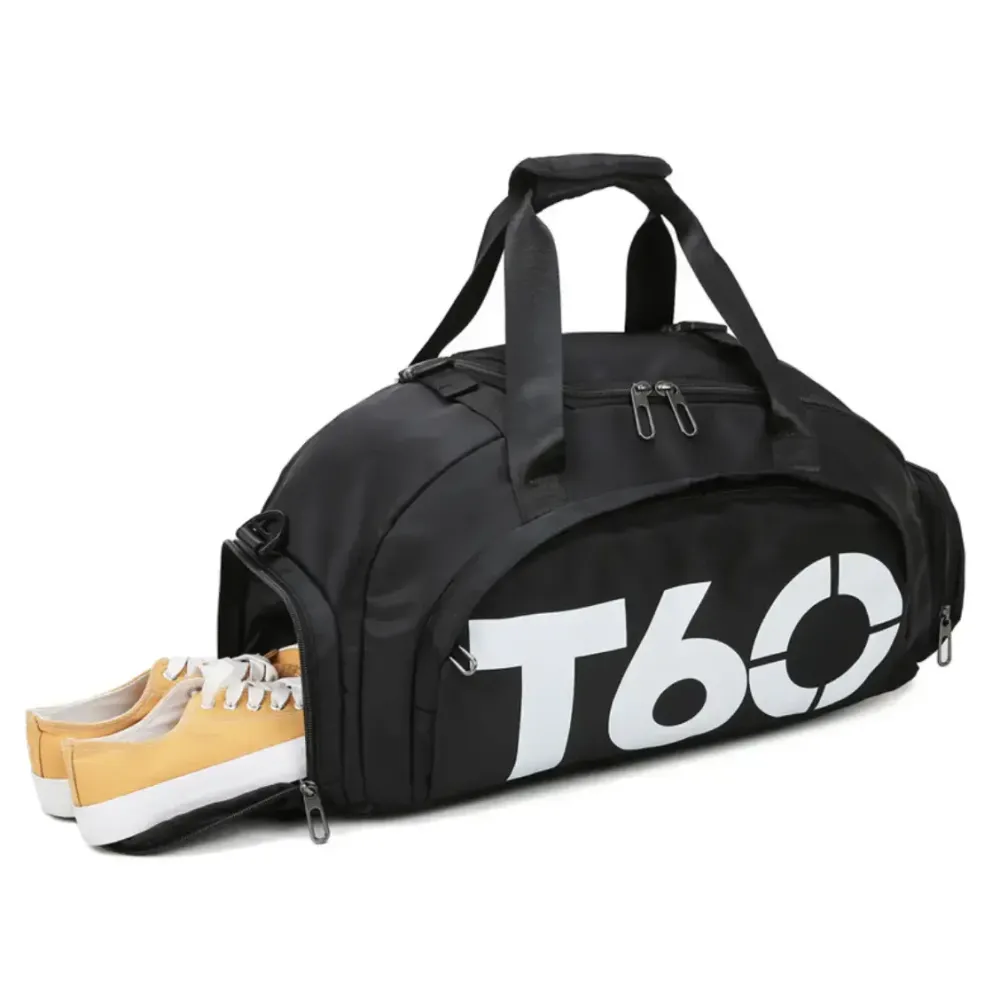 Спортивная сумка для спортивных вещей черного цвета T60 Сумка-рюкзак спортивная на 35 л Коломия - фото 8