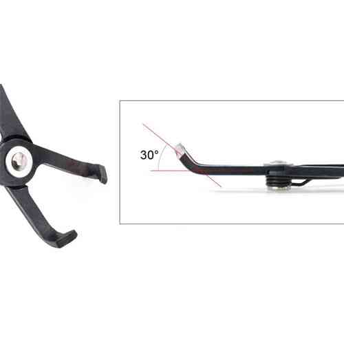 Щипці для зняття обшивки та кліпс 30° вигнуті, інструмент для авто, міцна сталь Київ