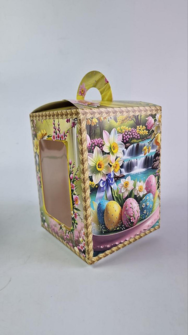 Коробка под пасхальный  Пасхи 14см *14см*18,7см  (400грм) №3 (1 шт) Харьков - изображение 1