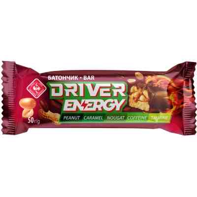 Батончик Житомирські ласощі Driver ENERGY 50 г (4823103009543) Винница
