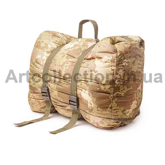 Армійський зимовий тактичний спальний мішок-ковдра, спальник для ЗСУ 210*75 до - 25 В подарунок снуд, шапка та перчатки! Кам'янець-Подільський