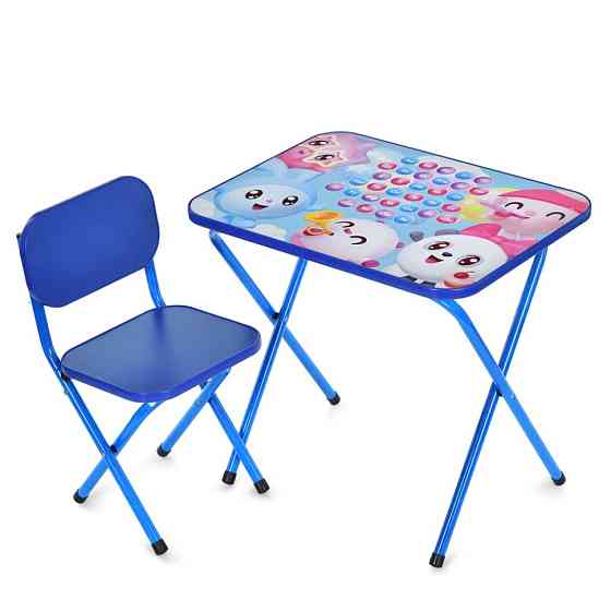 Детский столик складной со стульчиком M 5971-4 синий Винница