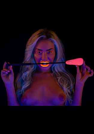 Стек Taboom Glow In the Dark, светится в темноте, розово-черный, 49 см Sex Aura Киев