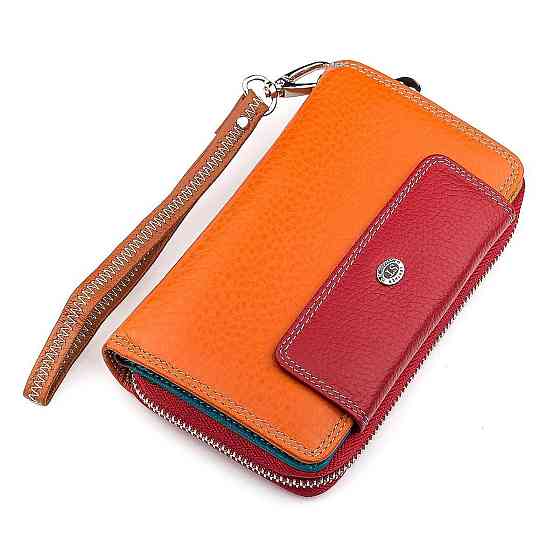 Гаманець жіночий ST Leather 18441 (SB55-5) місткий Червоний Київ