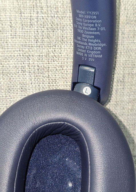 Наушники Sony WH-XB910N Blue Bluetooth 5.2 LDAC  SBC Киев - изображение 1