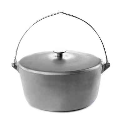 Котел туристичний СИЛА алюмінієвий з кришкою та дужкою 8л (960472) Вінниця