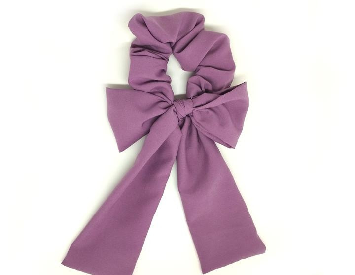 Бант Твіллі на гумці пудровий Київ - фото 1