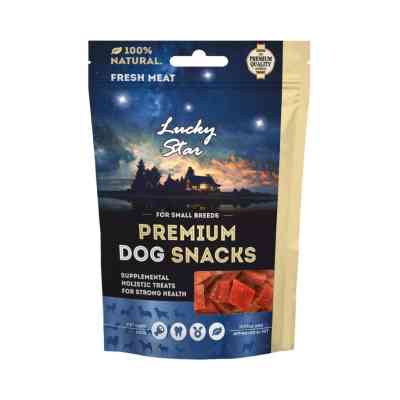 Лакомство для собак Lucky Star Кусочки вяленого утиного мяса 65 г (4820281500664) Винница