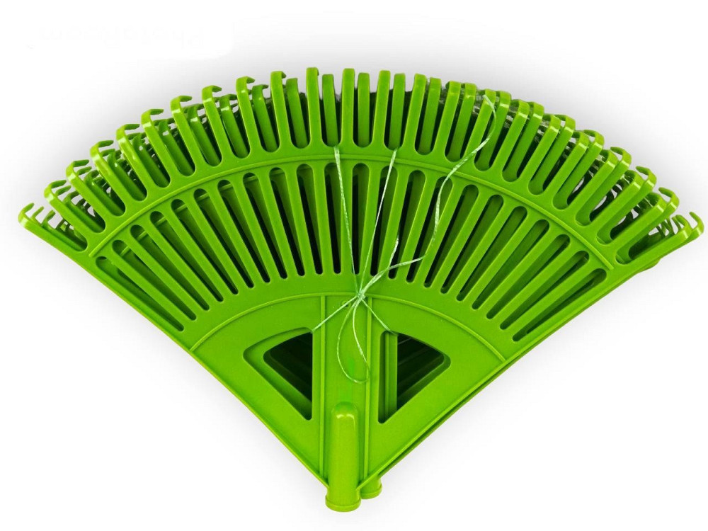 Граблі пластмасові віялові 23 зубці (напівкруглі кольорові), Україна. Харків - фото 1