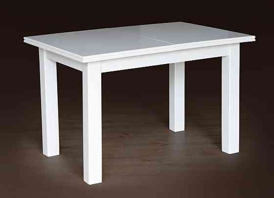 Стіл Петрос розкл (120+40)/80, білий Дніпро