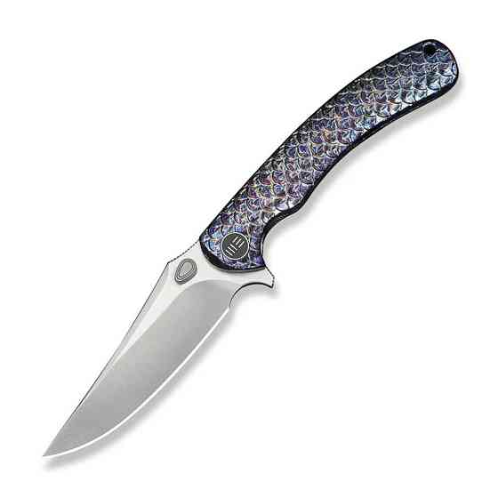 Ніж складаний туристичний Weknife Dracarys, (9.1 см) Böhler M390 / титан 6AL4V полум’яний Київ