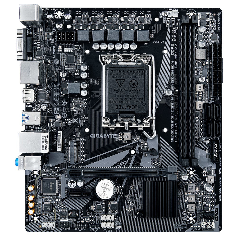 Материнська плата Gigabyte H610M S2H V2 Socket 1700 microATX Харків - фото 2