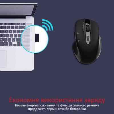 Мышка Promate Cursor Wireless Black (cursor.black) Винница