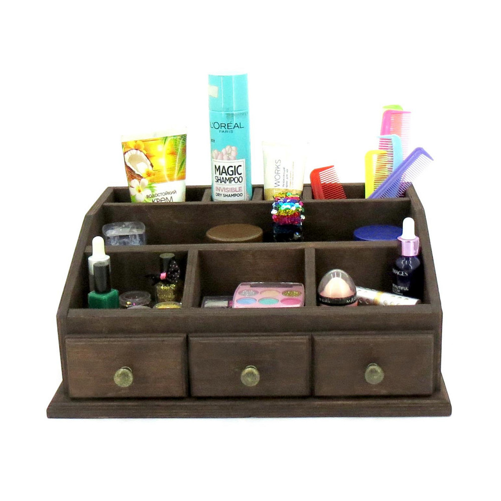 Органайзер для косметики "Домна" капучино Миколаїв - фото 3