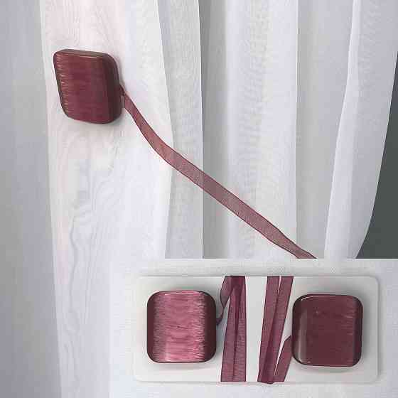 Магніти для штор і гардин Танго набір 2 шт Бордовий (81-180) Київ