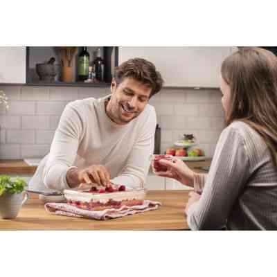 Харчовий контейнер Tefal Masterseal Glass Red 2 л (N1041110) Вінниця