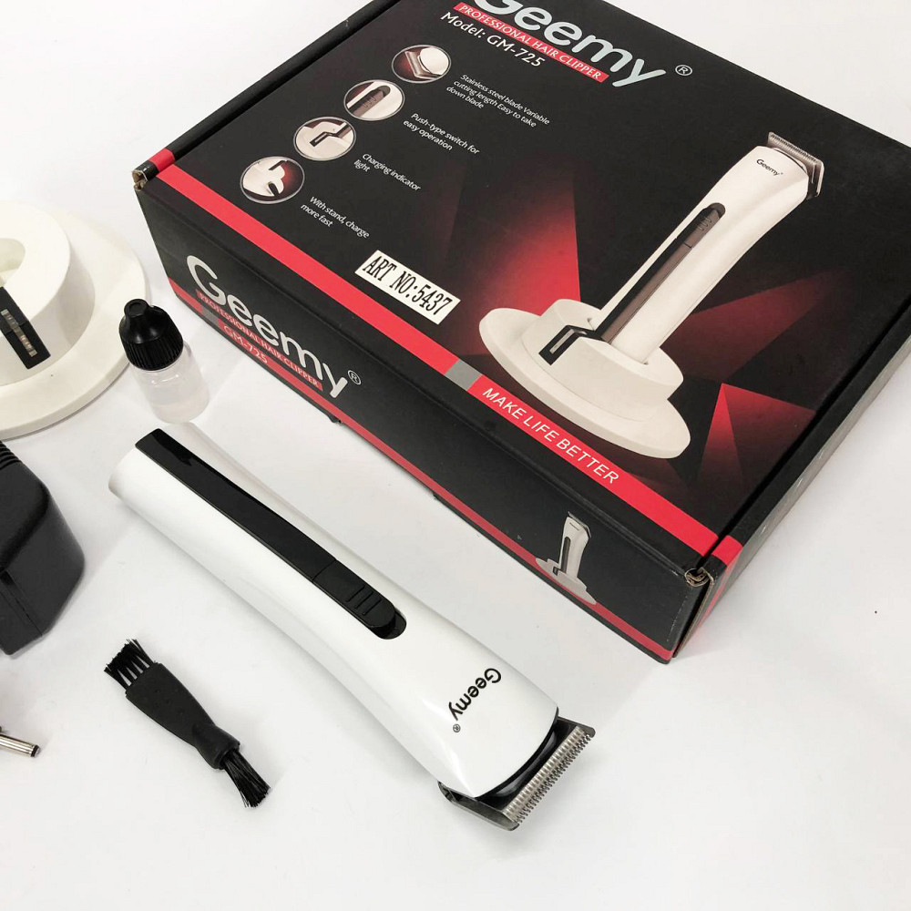 Многофункциональный триммер для стрижки волос и бороды GEMEI, Машинка для стрижки на аккумуляторе SH-83 Львов - изображение 8