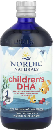 Рыбий жир для детей Nordic Naturals Children's DHA 473 ml клубника Киев