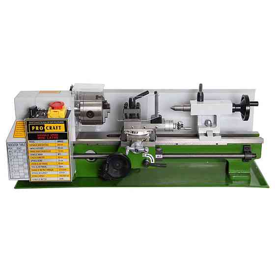 Токарний верстат Procraft VMM800 – 550 Вт, 100–2500 об/хв, для точного металевого токаріння Львів