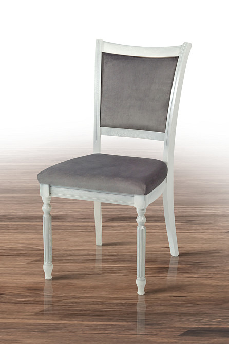 Стілець Сицилія, білий+срібна патина Київ - фото 1