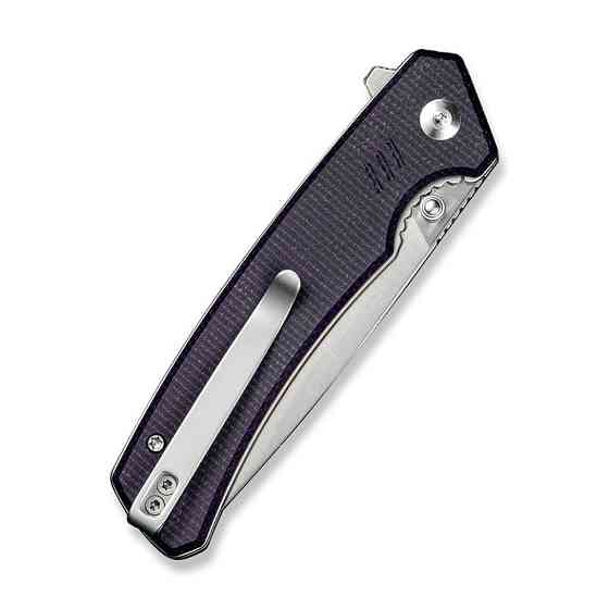 Ніж складаний туристичний Civivi Merit, (8.3 см) 14C28N / Micarta чорний Київ