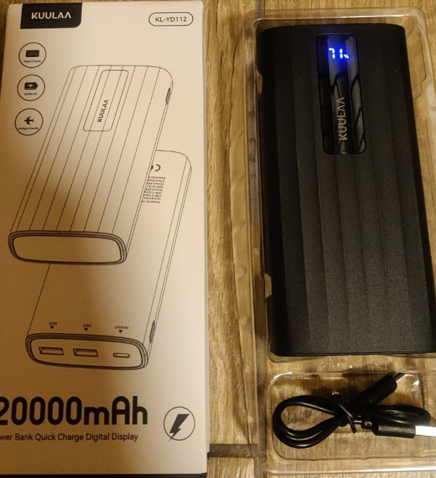 Павербанк KUULAA 20000mAh 22.5W PD Fast Charging Харків - фото 7