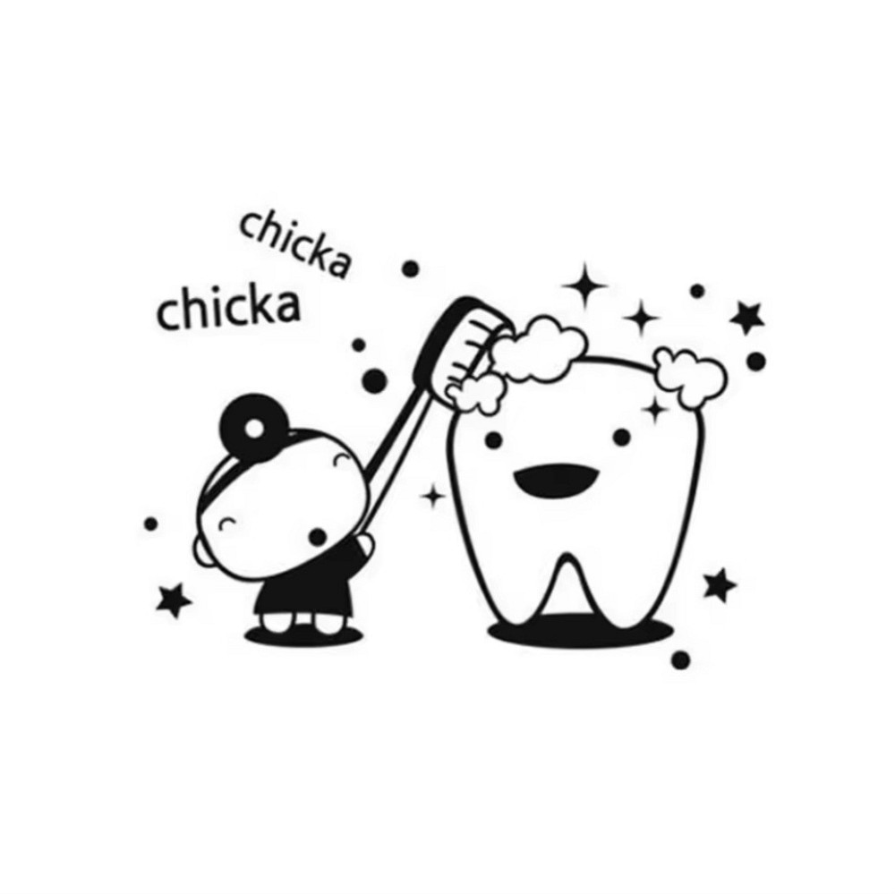 Наклейка у ванну кімнату 35 на 25 см чорний Київ - фото 2