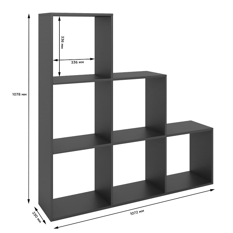 Стелаж М-ЗОН Джеко 1072 Сонома (MZN-031002) Дніпро - фото 6