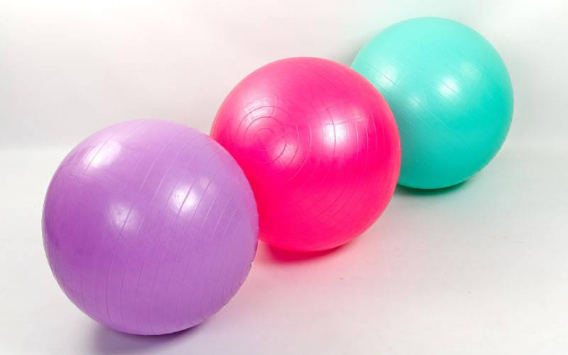 Мяч для фитнеса (фитбол) глянец 85см Zelart FI-1982-85 Вишнёвое - изображение 8