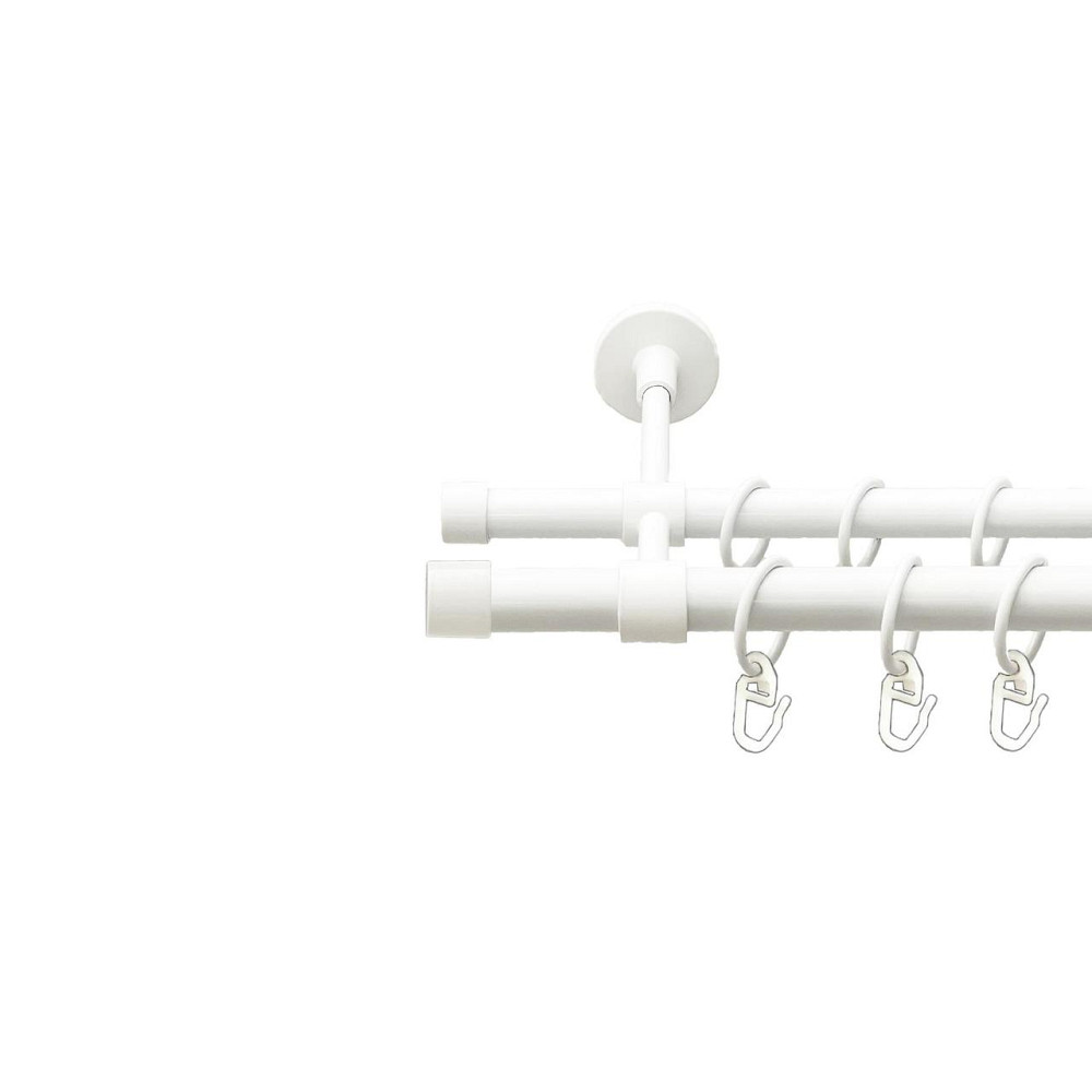 Карниз Orvit Заглушка металевий дворядний закритий гладка труба кільце металеве Арктіс 19\16 мм 160 см (00-00027535) Львів - фото 1