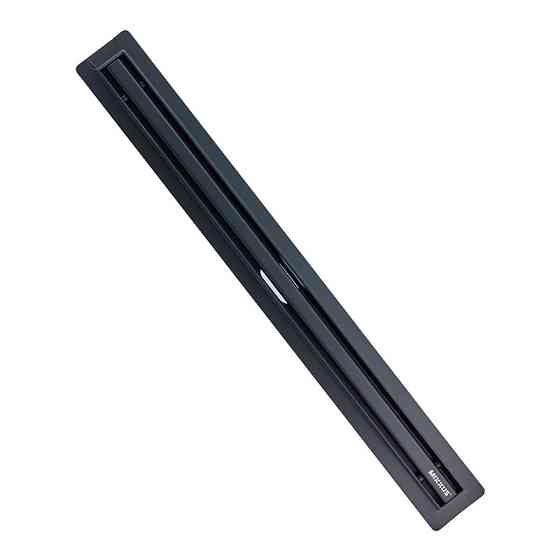 Душевой трап из нержавеющей стали SUS304 Mixxus Drain-05-50-Slim Black, 30x500мм, черный Харьков