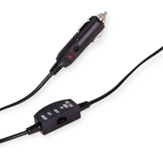 Накидка подогревом сиденья+спинка высокая черная 12в, 48вт, переключ. 3 режима, 115х49см с Мукачево