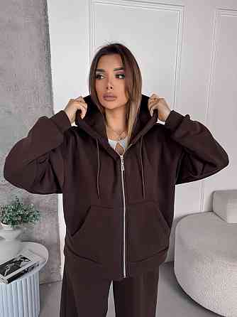 Женский теплый костюм с широкими штанами Одесса