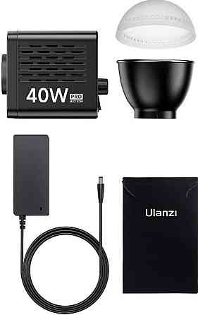 Ulanzi L023 40W Pro + блок живлення – професійне світло для зйомки Харків