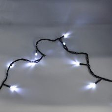 Гирлянда-нить (String-Lights) 100W-7 внутренняя, пров.:черный, 7м (Белый) 3850 Одесса - изображение 1