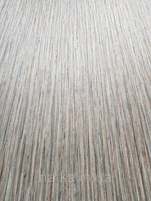 Шпалери вінілові на паперовій основі Zambaiti C88136 ABITAT смуги під бамбук структурні бірюзовий сріблястий Київ - фото 2