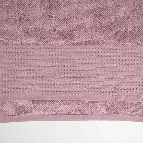 Рушник махровий Вафельний Бордюр GM Textile 40х70см 450г/м2 (Пудра) Суми