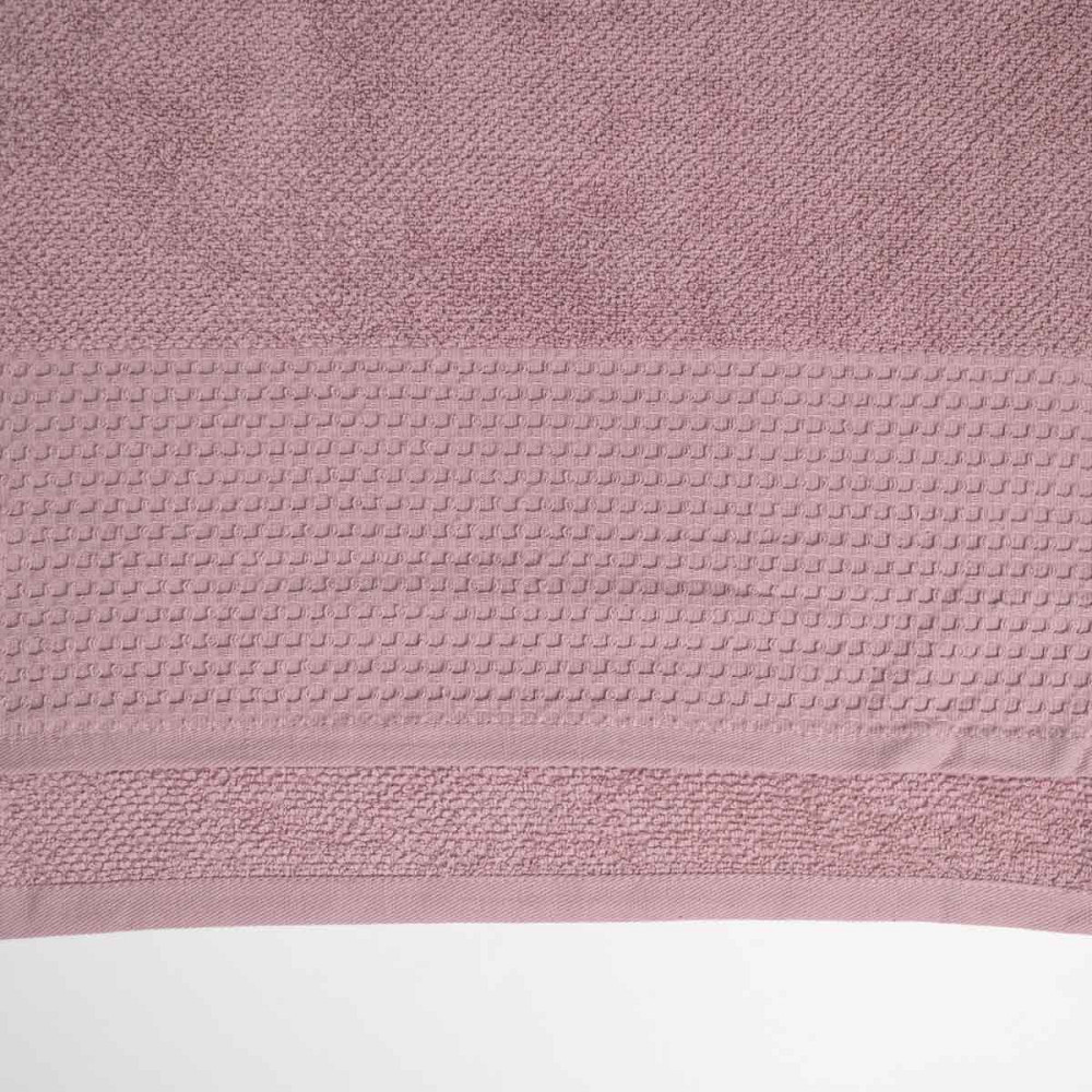 Рушник махровий Вафельний Бордюр GM Textile 40х70см 450г/м2 (Пудра) Суми - фото 6