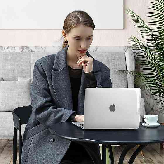 Чехол-накладка Blueswan для MacBook Pro 14 дюймов 2024 2023 2022 2021 Release M3 A2918 A2992 M2 A2779 M1 A2442 Pro Max - Прозрачн Днепр
