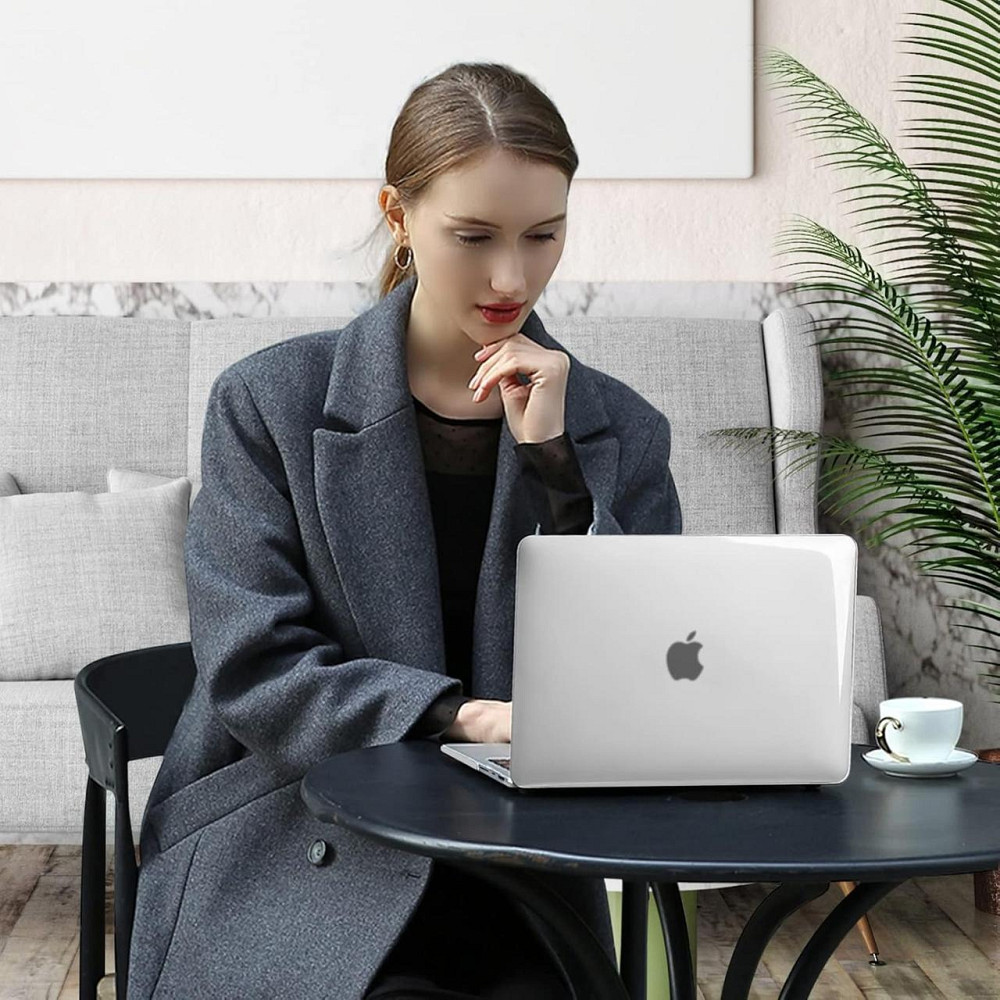 Чехол-накладка Blueswan для MacBook Pro 14 дюймов 2024 2023 2022 2021 Release M3 A2918 A2992 M2 A2779 M1 A2442 Pro Max - Прозрачн Днепр - изображение 6