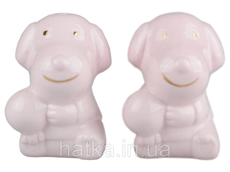 Набір для спецій 2 шт Lefard Песики рожеві 359-304 Київ - фото 1