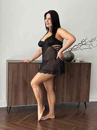Эротический пеньюар больших размеров plus size из сетки прозрачный с кружевом короткий с косточками с трусиками черный 2XL Одесса
