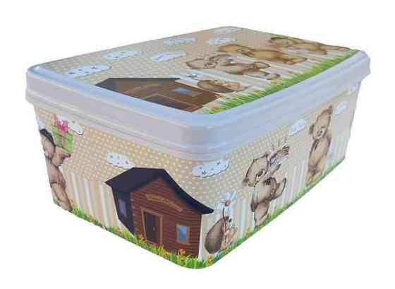 Контейнер з кришкою 5.5 л Ведмедики Харків