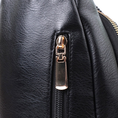 Сумка Vintage Женская с одной лямкой через плечо из экокожи Черная (22759) Винница - изображение 10