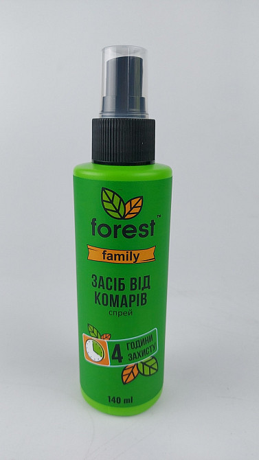 Спрей-репелент Forest Family 140 мл від комарів (1 шт.) Харків - фото 1